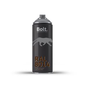 Spray bolt premium acrilico brillante ral 400 ml (ral 8014 sepia)