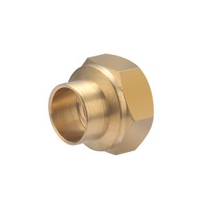 Conector de latón para soldar ø22 - hembra roscada 1