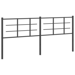 vidaXL cabecero de metal negro 193 cm
