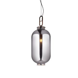 Lámpara colgante lumineca gylus 27x75 cm gris