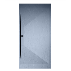 Plato de ducha pizarra edis gris  90x170 cm rejilla color