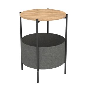 Mesa centro de metal redonda safir 60x43x43 cm