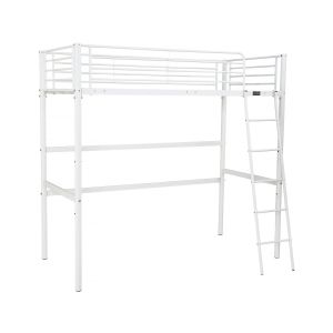Cama mezzanine "alora" - 90 x 190 cm - blanco