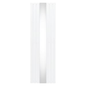 Radiador plano con espejo - 1800 mm x 565 mm - blanco