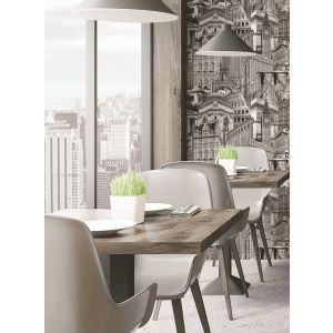 Papel pintado gaulan  lavable de monumentos y edificios de 10.6m²