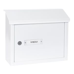 Arregui v4071 buzón recogecartas maxi de acero, boca 33x4 cm, resistente