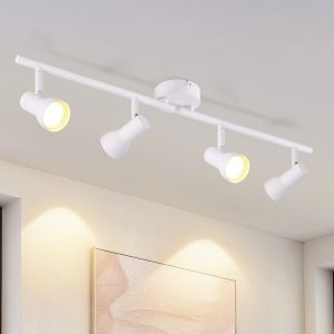 Nettlife lámpara de techo blanca gu10  60.5x8