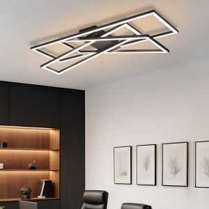 Nettlife plafon  de techo LED negro  75x23.5