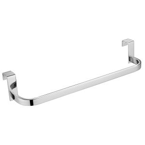 Kibath toallero sin taladros de 36 cm cromo brillo de acero inoxidable