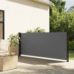 Pantalla de jardín, toldo lateral retráctil antracita 100x300 cm ety5100974
