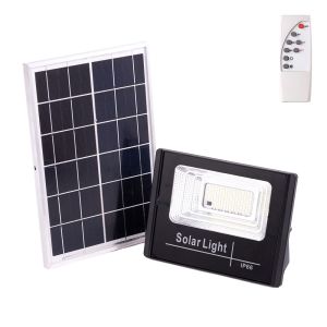 Proyector LED solar 30w 4000k panel: 6v/6w bateria: 3,2v/3000mah control r