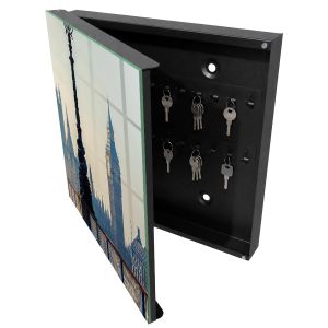 Caja de llaves 30x30x5 encanto urbano, apertura izquierda tulup