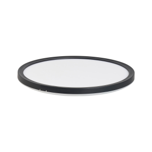 Lámpara LED de techo velora con mando con regulador de intensidad negro