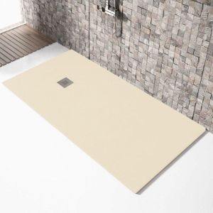 Plato de ducha resina madison crema  80x130cm