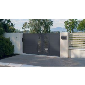 Puerta corredera de aluminio 3m arlberg a.140cm