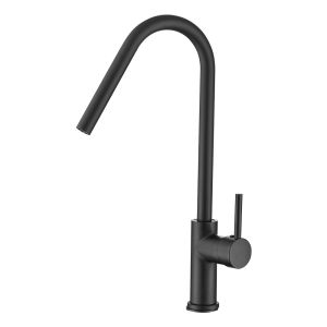 Valaz grifo de cocina monomando negro mate