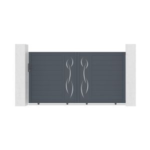 Puerta corredera de aluminio 3m life h.160cm