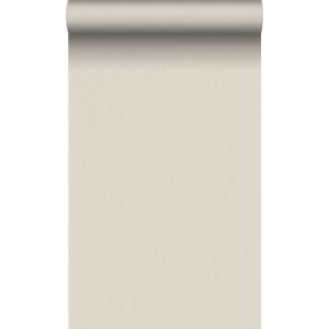 Origin papel pintado efecto lino beige vainilla 53 cm x 10.05 m