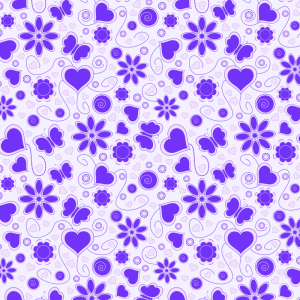 Papel pintado floral morado 60cm por 250cm