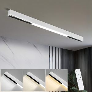 Nettlife lámpara de techo LED blanca 32w lámpara de  regulable moderna con