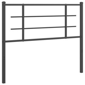 vidaXL cabecero de metal negro 107 cm