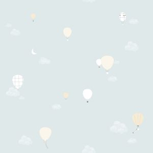 Papel pintado texturizado tnt globos menta