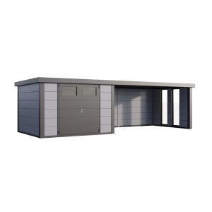 Caseta jardin nh9 c ap grande ventanas derecha | gris claro | novo habitat