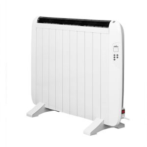 Emisor térmico 1500w aluminio blanco remoto lcd temporizador mural/portátil