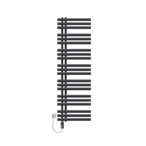 Radiador toallero eléctrico antracita 500 x 1600 mm con elemento  900w