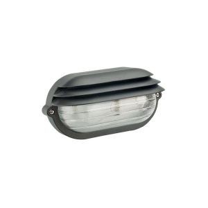 Plafon palpebra ip54  oval negro