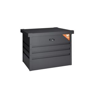 Arcón metálico jardín 277 l - 72x61x63cm – llave incluida - tapa abatible