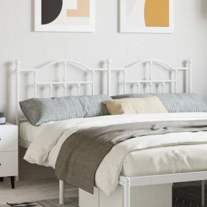 Cabecero de metal blanco 180 cm eso3550