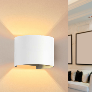 Aplique LED blanco 6w ip54 redondo - blanco neutro 4000k - 5500k