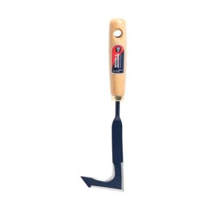 Cuchillo deshierbe afilado - mango madera - acero