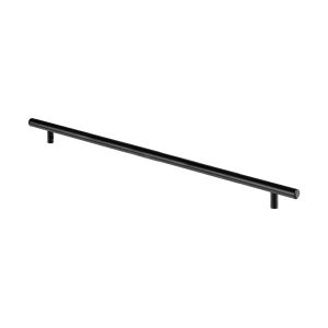Tirador para mueble rei 891h | 376x12x32 mm | negro mate | acero inox