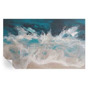 Papel pintado autoadhesivo olas del océano 416x254 tulup