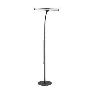 Nettlife lámpara de pie negro 156x26