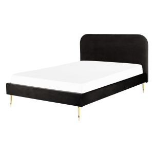 Cama terciopelo flayat 140 x 200 cm negro
