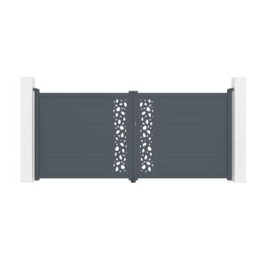 Pack puerta batiente automática sunny 3,5m a.160cm + motor brazo b500