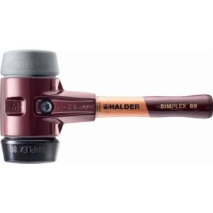 Martillo halder simplex tpe medio / goma cargada con caja de fundición male
