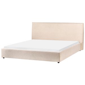 Cama bouclé lavaur 180 x 200 cm beige