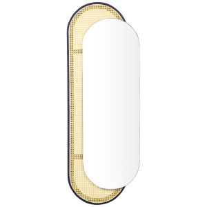 Espejo de pared creil 51 cm 143 cm ratán sintético natural