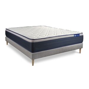 Pack colchón actimemo max 160x200cm + somier, espuma viscoelástica, 7 zonas
