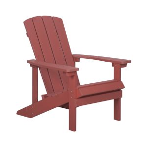 Silla de jardín adirondack rojo