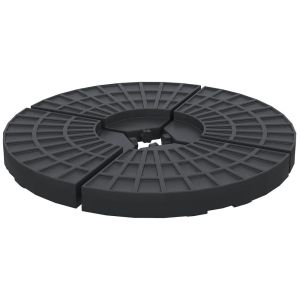 Base de sombrilla 48x48x8 cm hdpe Outsunny, deportes y ocio - fitness