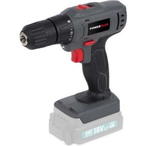 Taladro atornillador power plus de iones de litio de 18 v (batería no inclu