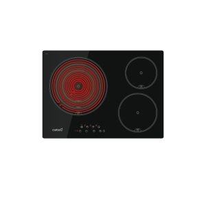 Vitrocerámica cata tt-5003 bk/g 3 zonas control táctil