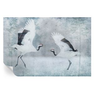 Murales autoadhesivos grúas armoniosas 104x152 tulup