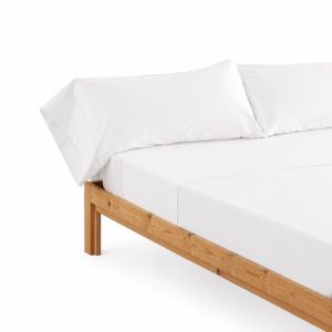 Juego de sábanas design blanco cama 90cm (3 piezas) donegal collections