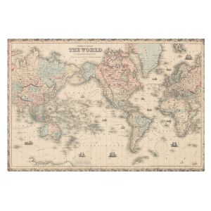 Papel pintado tnt 250x250 mapa histórico tulup